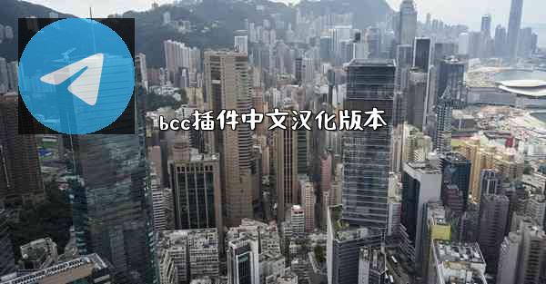 bcc插件中文汉化版本