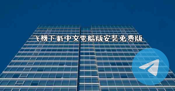 飞機下載中文電腦版安裝免费版