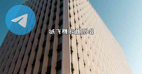 纸飞機歌曲原唱