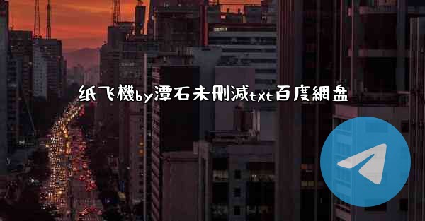 纸飞機by潭石未刪減txt百度網盘
