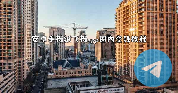 安卓手機纸飞機app國內登錄教程