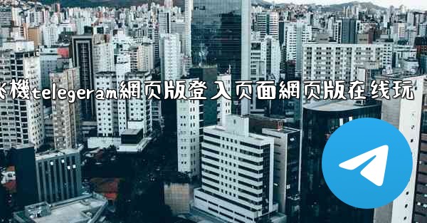 纸飞機telegeram網页版登入页面網页版在线玩