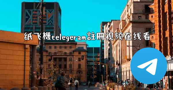 纸飞機telegeram註冊视频在线看