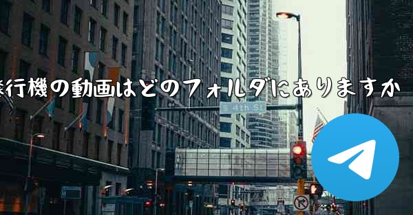 紙飛行機の動画はどのフォルダにありますか