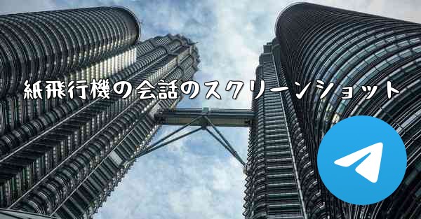 紙飛行機の会話のスクリーンショット