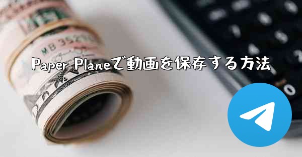 Paper Planeで動画を保存する方法