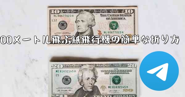 900メートル飛ぶ紙飛行機の簡単な折り方