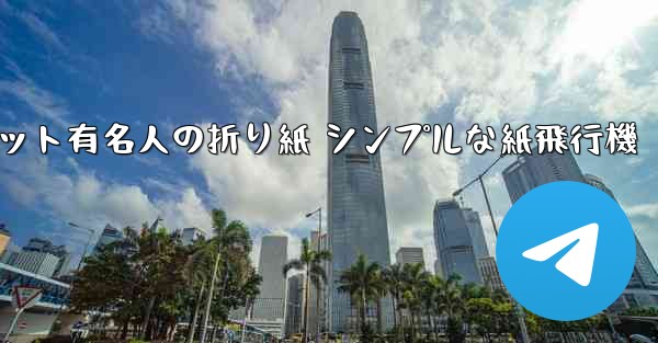 超遠くまで飛んでください インターネット有名人の折り紙 シンプルな紙飛行機