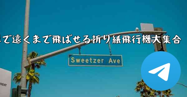 簡単で遠くまで飛ばせる折り紙飛行機大集合