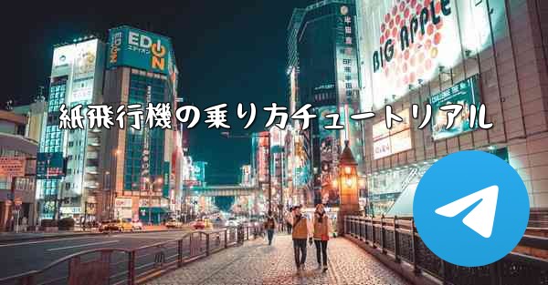 紙飛行機の乗り方チュートリアル