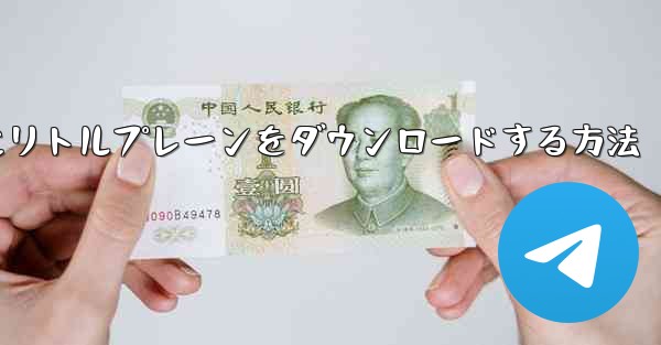 携帯電話にリトルプレーンをダウンロードする方法