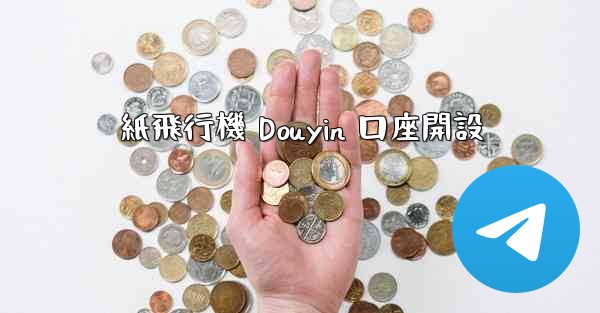 紙飛行機 Douyin 口座開設