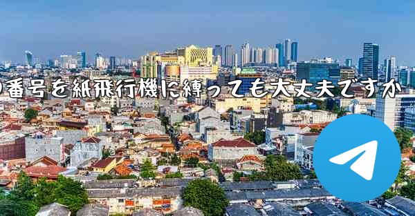 携帯電話の番号を紙飛行機に縛っても大丈夫ですか