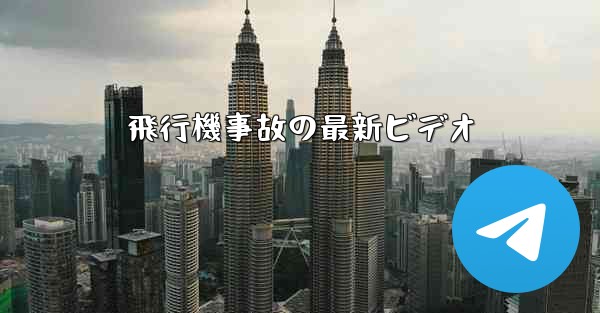 飛行機事故の最新ビデオ