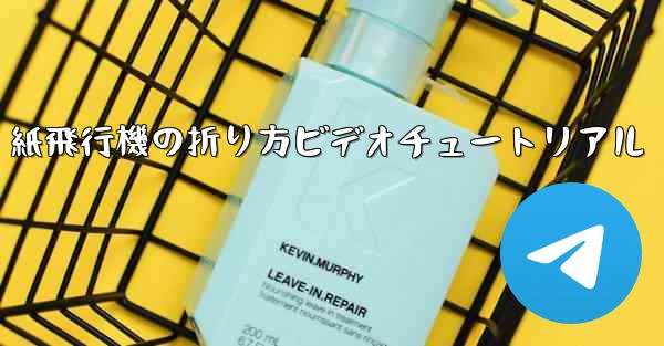 紙飛行機の折り方ビデオチュートリアル