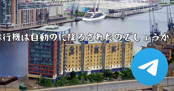 なぜ紙飛行機は自動のに降ろされたのでしょうか