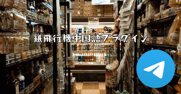 紙飛行機中国語プラグイン