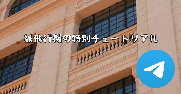 紙飛行機の特別チュートリアル