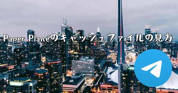 Paper Planeのキャッシュファイルの見方