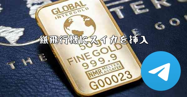 紙飛行機にスイカを挿入