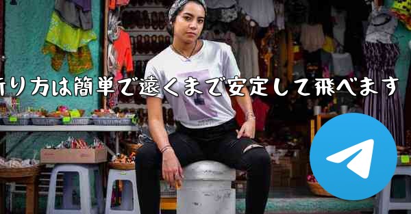 紙飛行機の折り方は簡単で遠くまで安定して飛べます