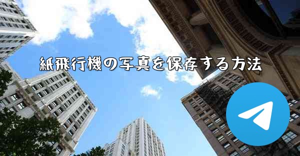 紙飛行機の写真を保存する方法