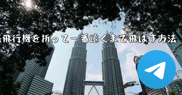 紙飛行機を折って一番遠くまで飛ばす方法