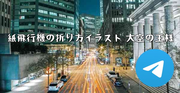 紙飛行機の折り方イラスト 大空の王様