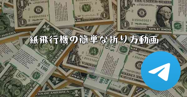 紙飛行機の簡単な折り方動画