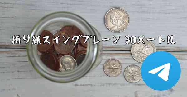 折り紙スイングプレーン 30メートル