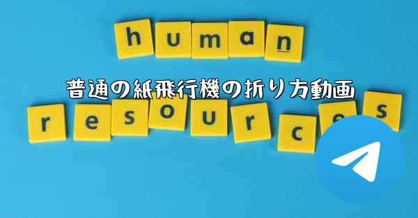 普通の紙飛行機の折り方動画