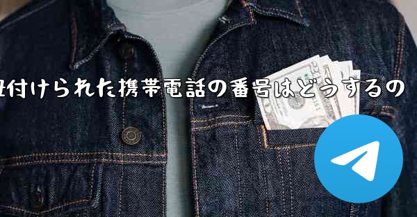 紙飛行機に紐付けられた携帯電話の番号はどうするの