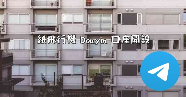 紙飛行機 Douyin 口座開設