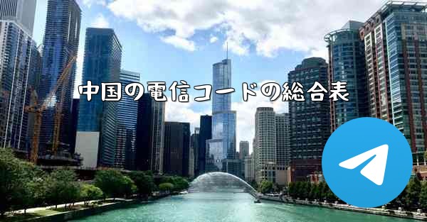中国の電信コードの総合表