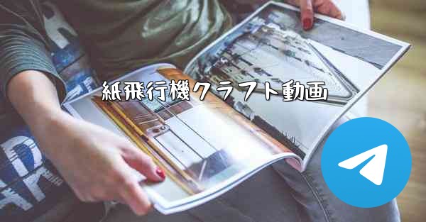 紙飛行機クラフト動画