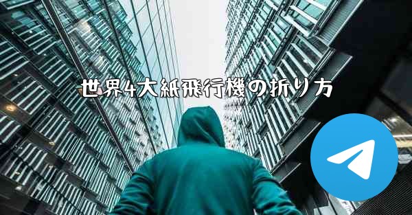 世界4大紙飛行機の折り方