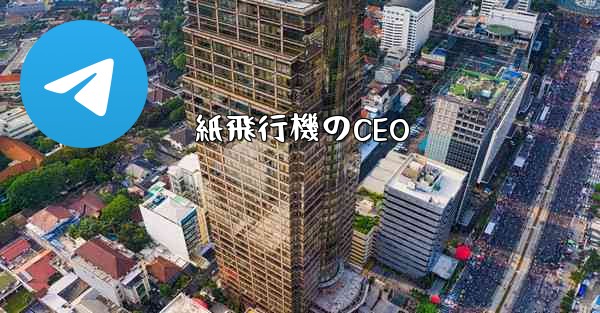 紙飛行機のCEO
