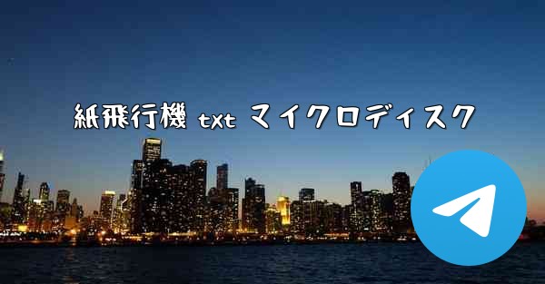 紙飛行機 txt マイクロディスク