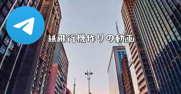 紙飛行機作りの動画