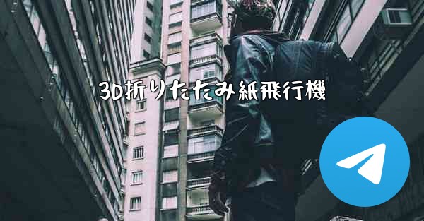 3D折りたたみ紙飛行機