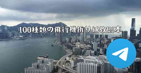 100種類の飛行機折り紙教則本