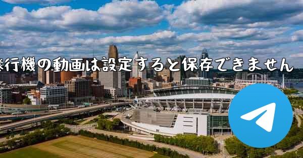 紙飛行機の動画は設定すると保存できません