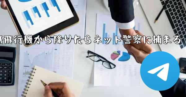 紙飛行機から降りたらネット警察に捕まる