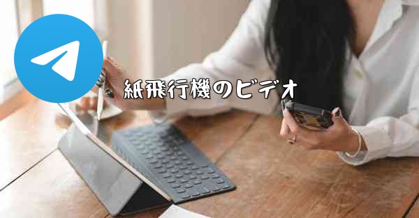 紙飛行機のビデオ