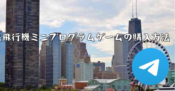 紙飛行機ミニプログラムゲームの購入方法