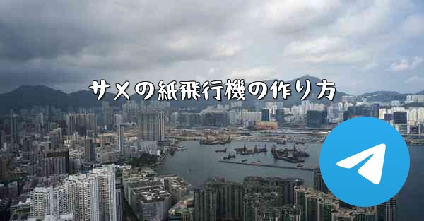 サメの紙飛行機の作り方