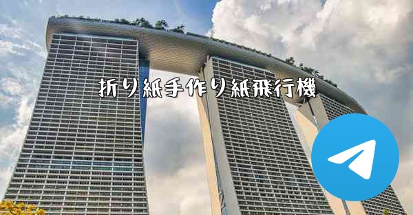 折り紙手作り紙飛行機